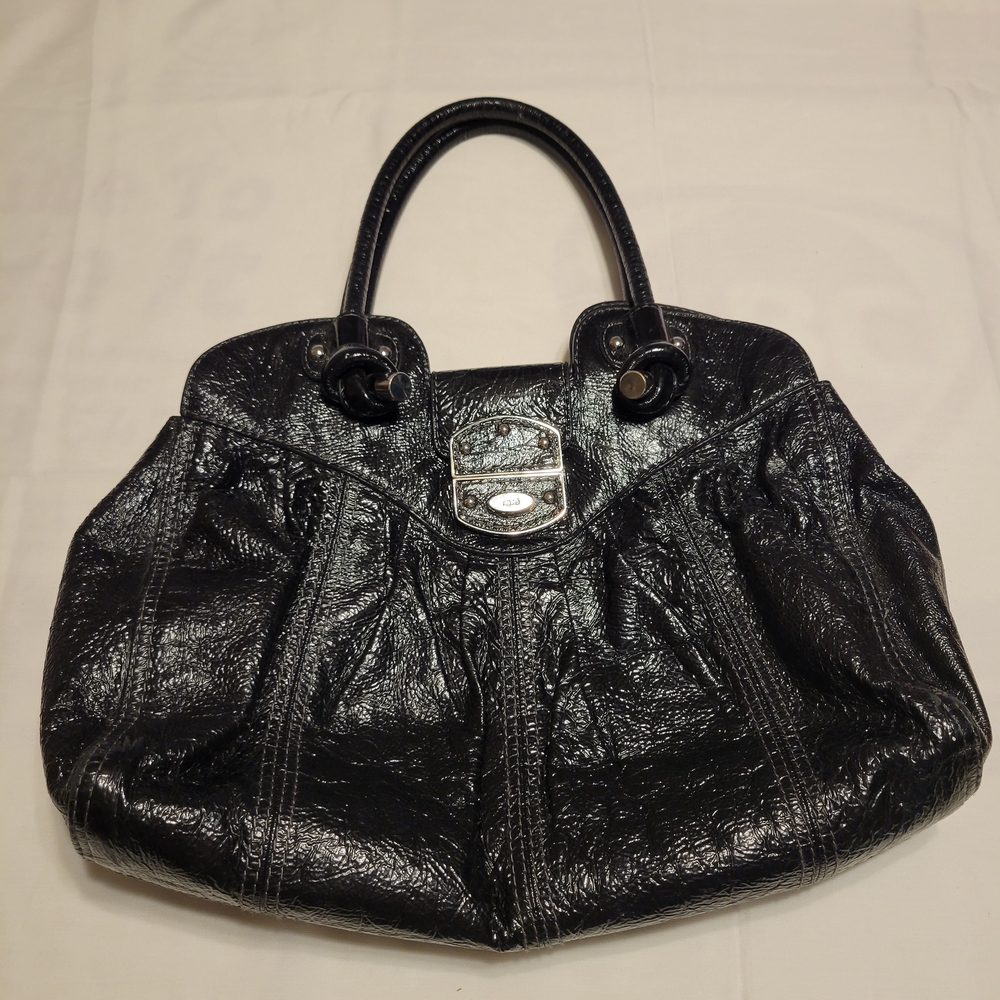 Elegant Rafe Black Leather Shoulder Bag